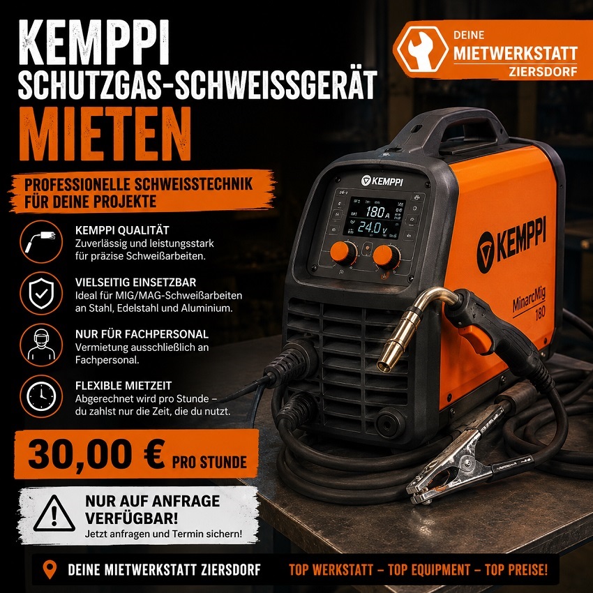 Kemppi Schutzgas-Schweißgerät mieten